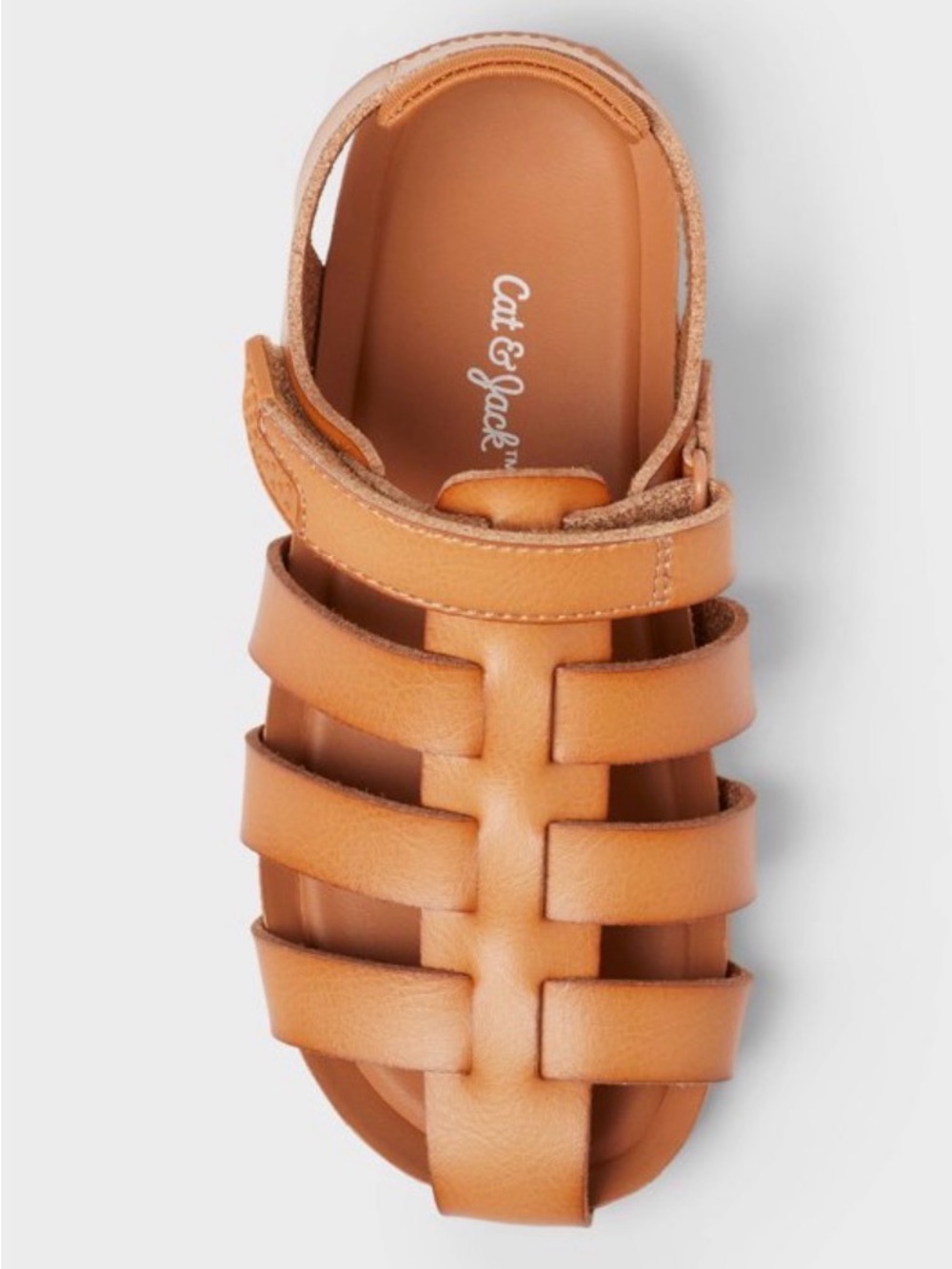 Cat & Jack Kids' Tan Strappy Fisherman Sandals